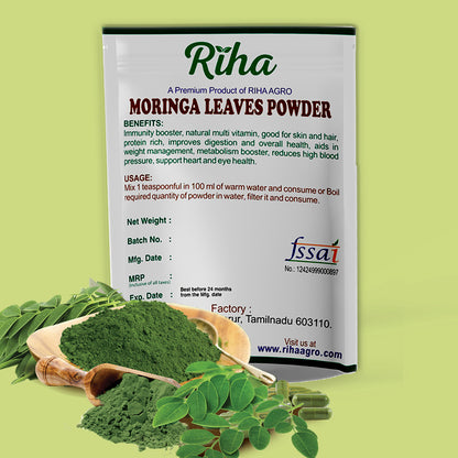 Riha Moringa Leaves Powder Detials